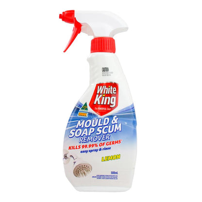 White King Mould & Scum Remover Lemon 500ml (6 Pack)
