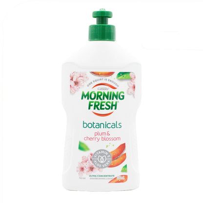 MORNING FRESH 350mL DISHWASHING LIQUID BOTANICALS ULTRA CONCENTRATE PLUM & CHERRY BLOSSOM (12x Pack)