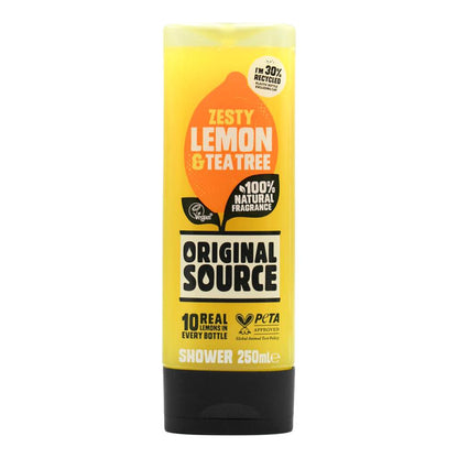 Original Source 250ml Shower Gel Zesty Lemon And Tea Tree (24x Pack)
