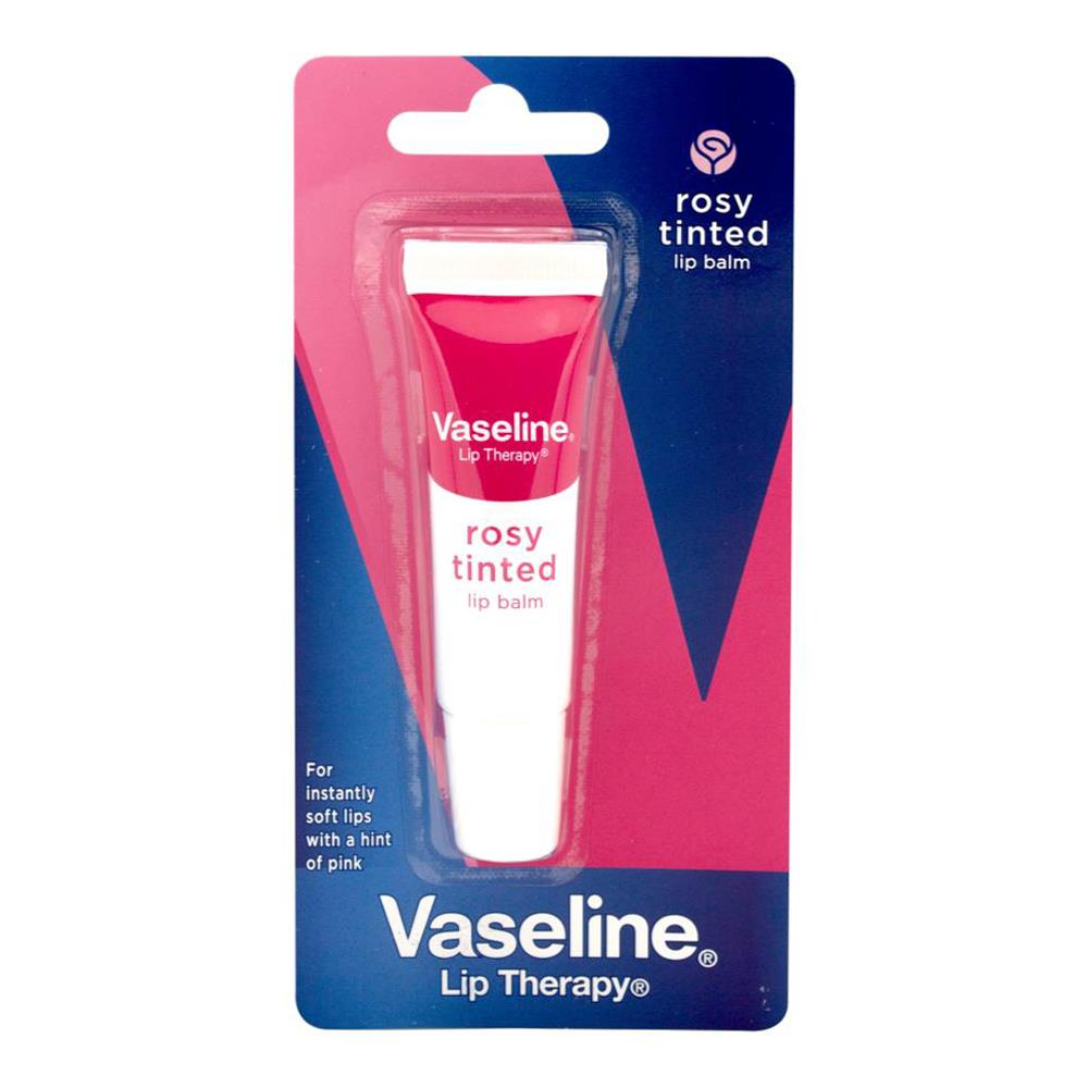Vaseline Lip Balm Rosy Tinted (Carded) 10g (6 Pack)