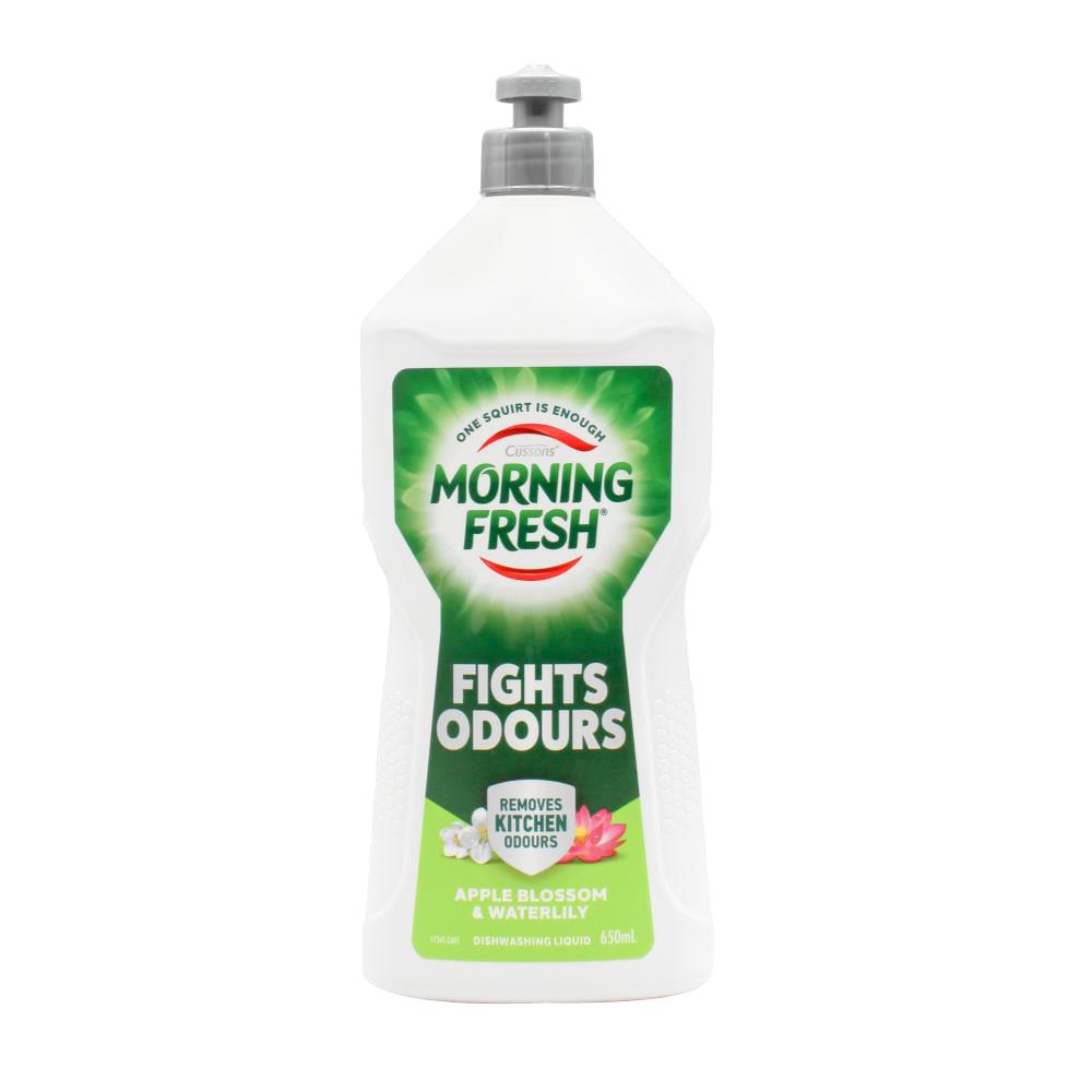 MORNING FRESH 650mL DISHWASHING LIQUID APPLE BLOSSOM AND WATERLILY (8x Pack)