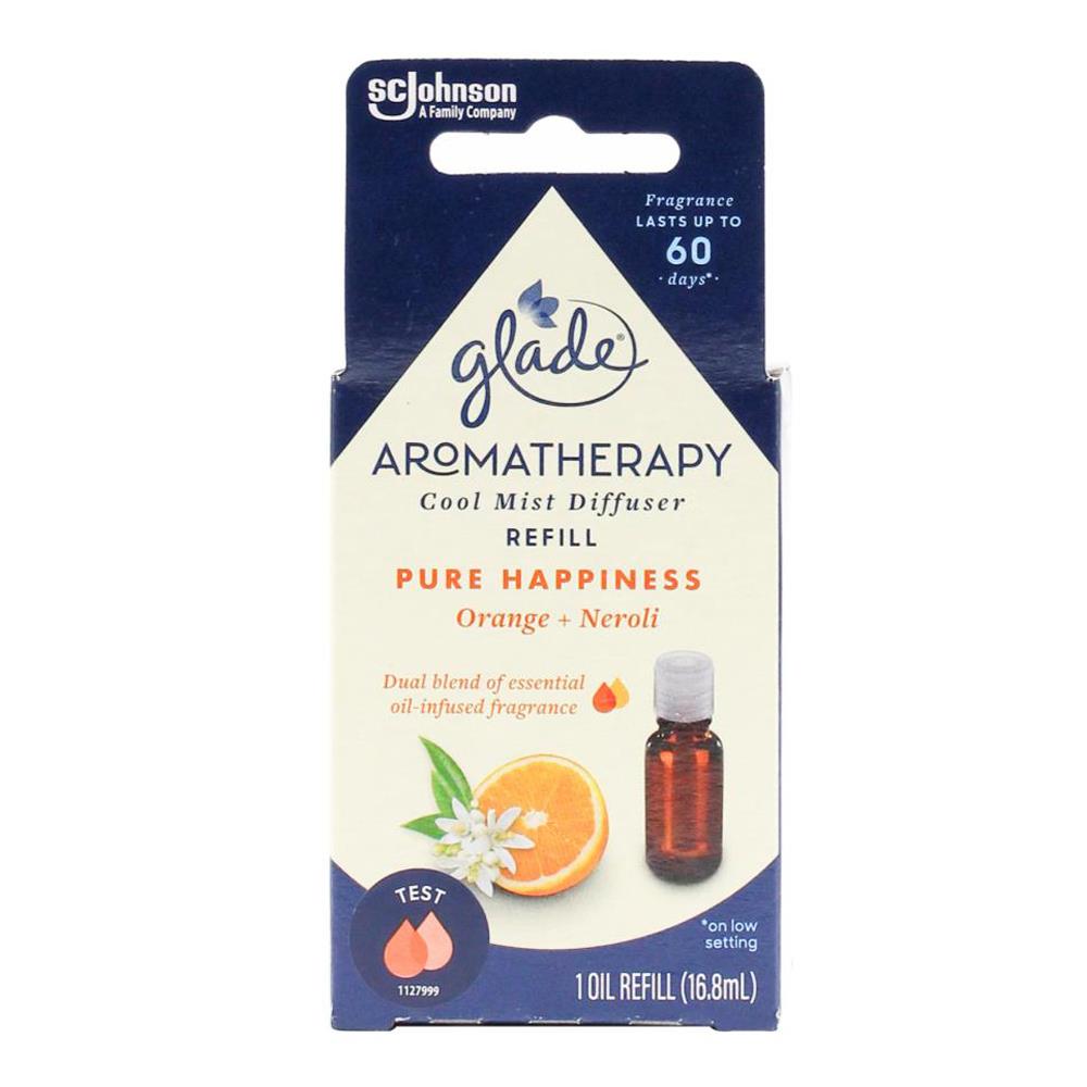 Glade Aromatherapy Cool Mist Diffuser Refill Orange And Neroli 16.8ml (8x Pack)