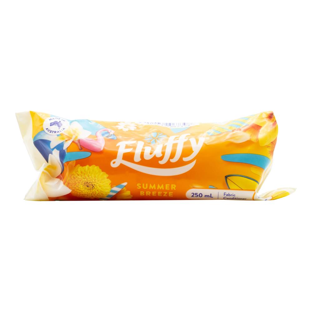 Fluffy Fabric Conditioner Summer Breeze 250ml (12 Pack)