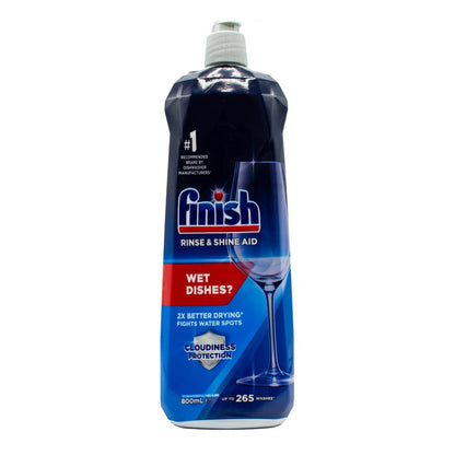 Finish 800ml Rinse And Shine Aid (12x Pack)