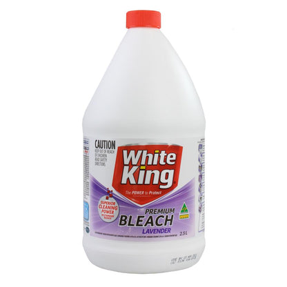 WHITE KING PREMIUM BLEACH LAVENDER 2.5L (4x Pack)