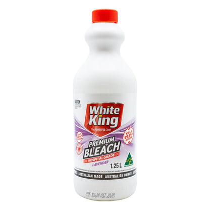 White King 1.25l Premium Bleach Lavender (6x Pack)