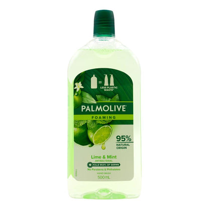 Palmolive Foaming Handwash Refill Lime & Mint 500ml (6 Pack)