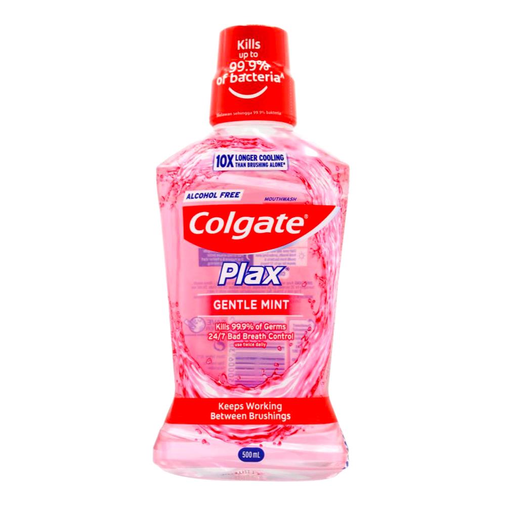 Colgate Plax Gentle Mint Mouthwash 500ml (4 Pack)