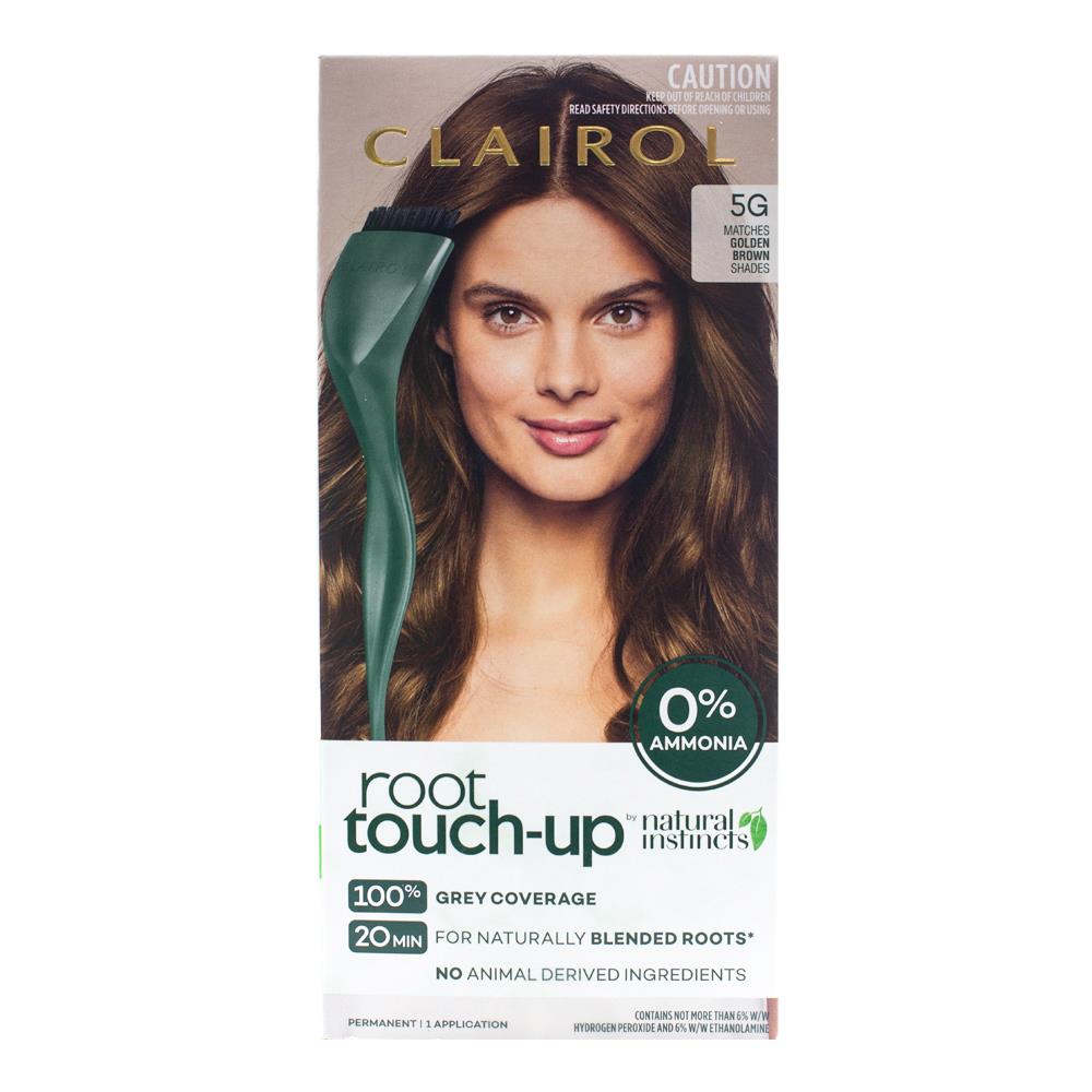 Clairol Permanent Root Touch Up 5g Matches Golden Brown Shades (3x Pack)