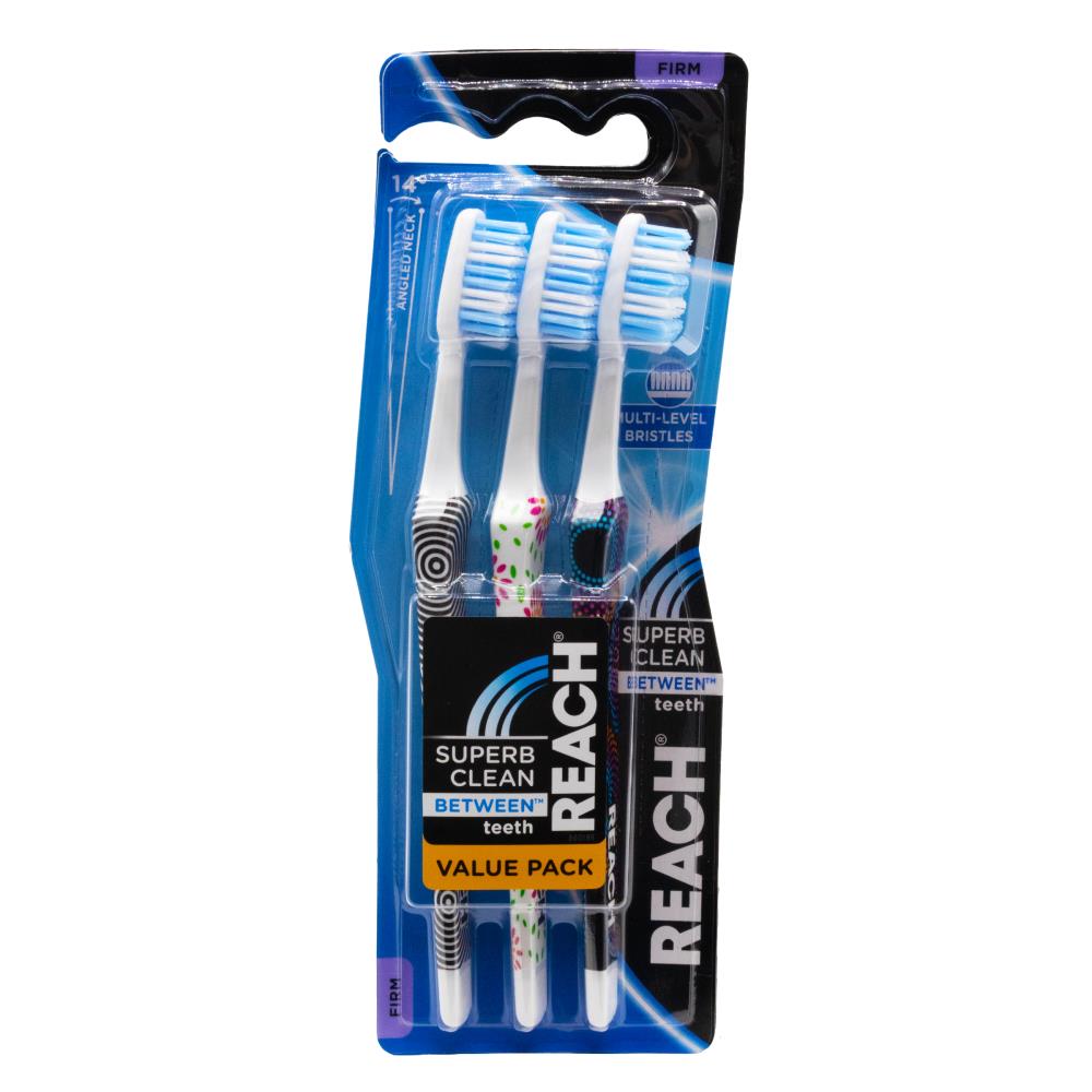 Reach Toothbrush Superb Clean Firm PK3 (4 Pack)