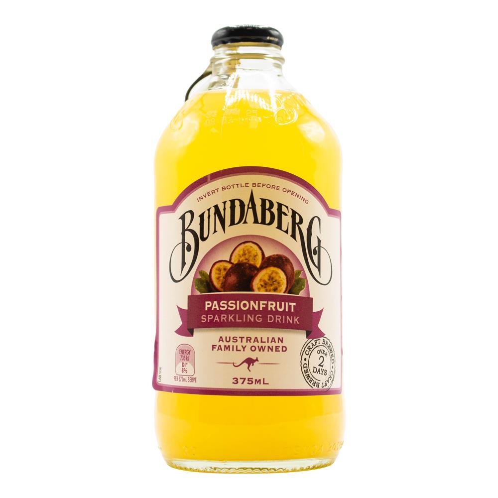 Bundaberg Passionfruit Sparkling Drink 375mL (12 Pack)
