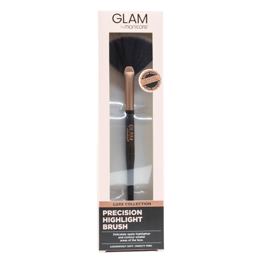 GLAM BY MANICARE PRECISION HIGHLIGHT BRUSH LUXE COLLECTION (3x Pack)