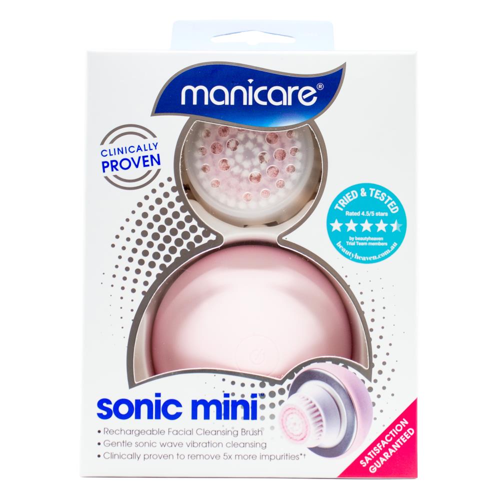Manicare Sonic Mini Rechargeable Facial Cleansing Brush (3x Pack)