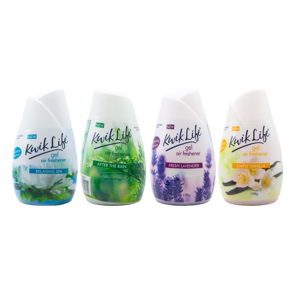 Kwik Life 198g Gel Air Fresheners Assorted (12x Pack)