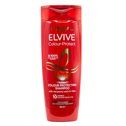 LOREAL 300mL SHAMPOO COLOUR PROTECT COLOUR PROTECTING COLOURED OR HIGHLIGHTED HAIR (6x Pack)