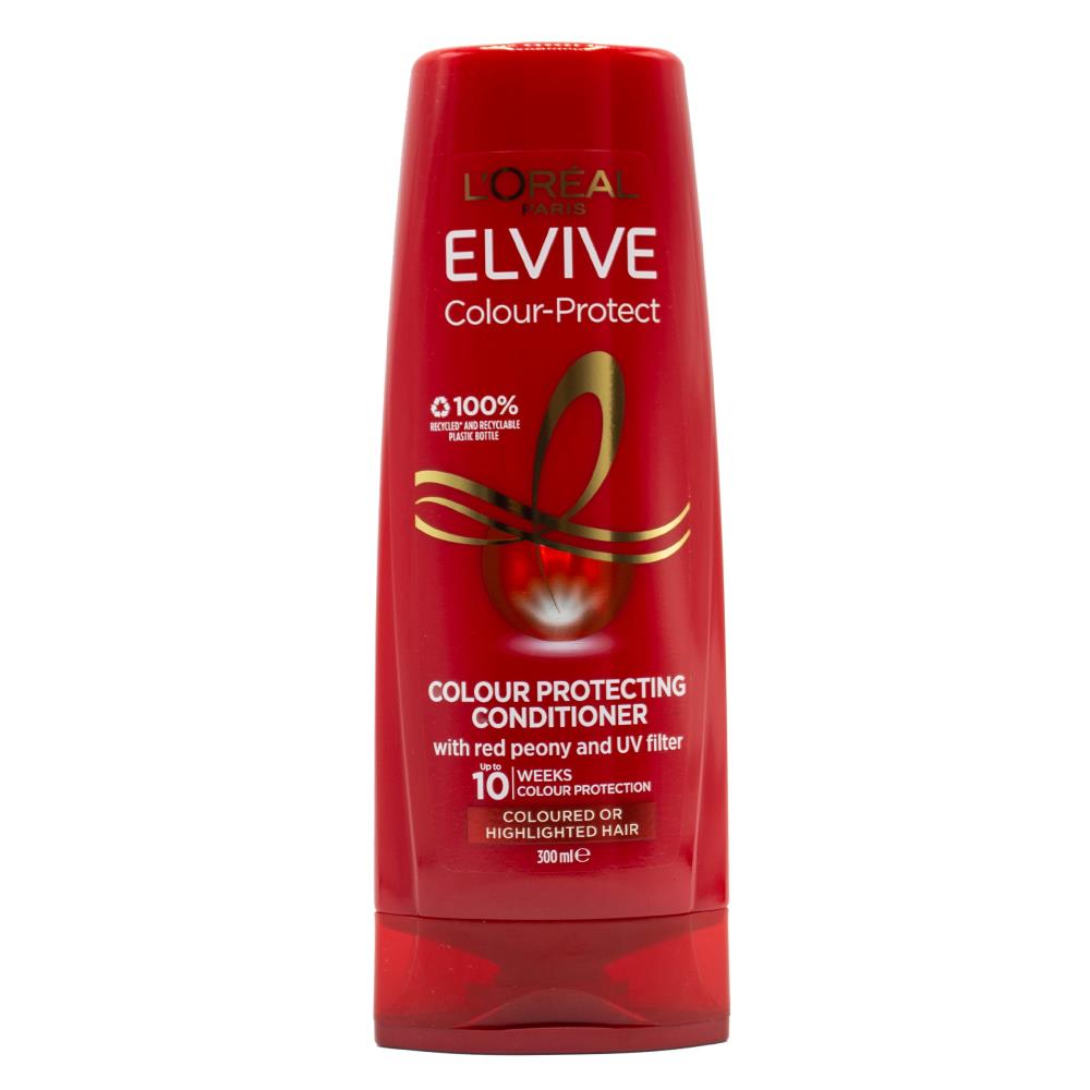Loreal Conditioner Elvive Colour Protecting Coloured Or Highlighted Hair 300ml (6x Pack)