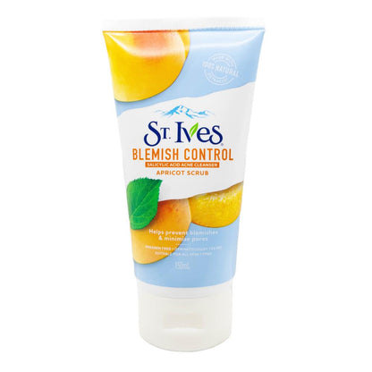 St Ives 150mL Acne Cleanser Scrub Blemish Control Apricot (6 Pack)