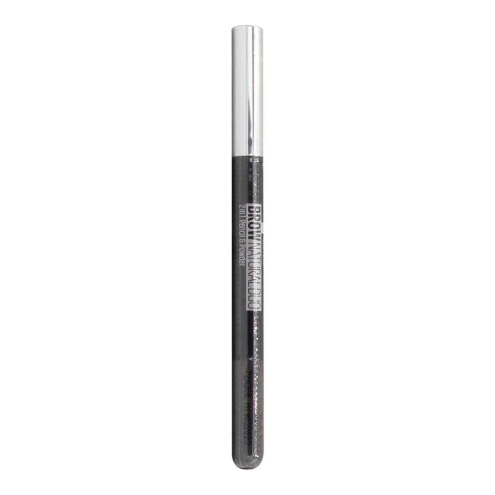 Maybelline Brow Natural Duo 2 in 1pencil and Powder Grey (6x Pack)