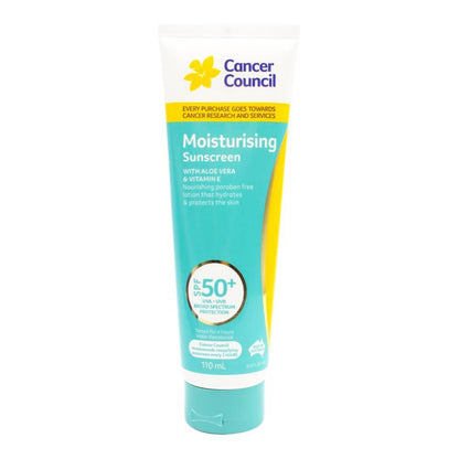 Cancer Council Moisturising Sunscreen Spf50+ 110ml (4 Pack)