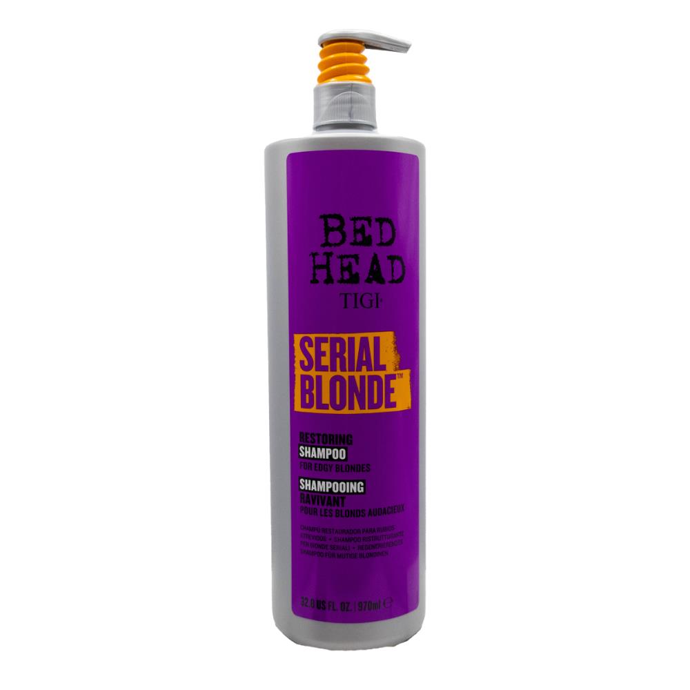 Bed Head 970mL Shampoo Tigi Serial Blonde For Edgy Blondes Restoring (6 Pack)