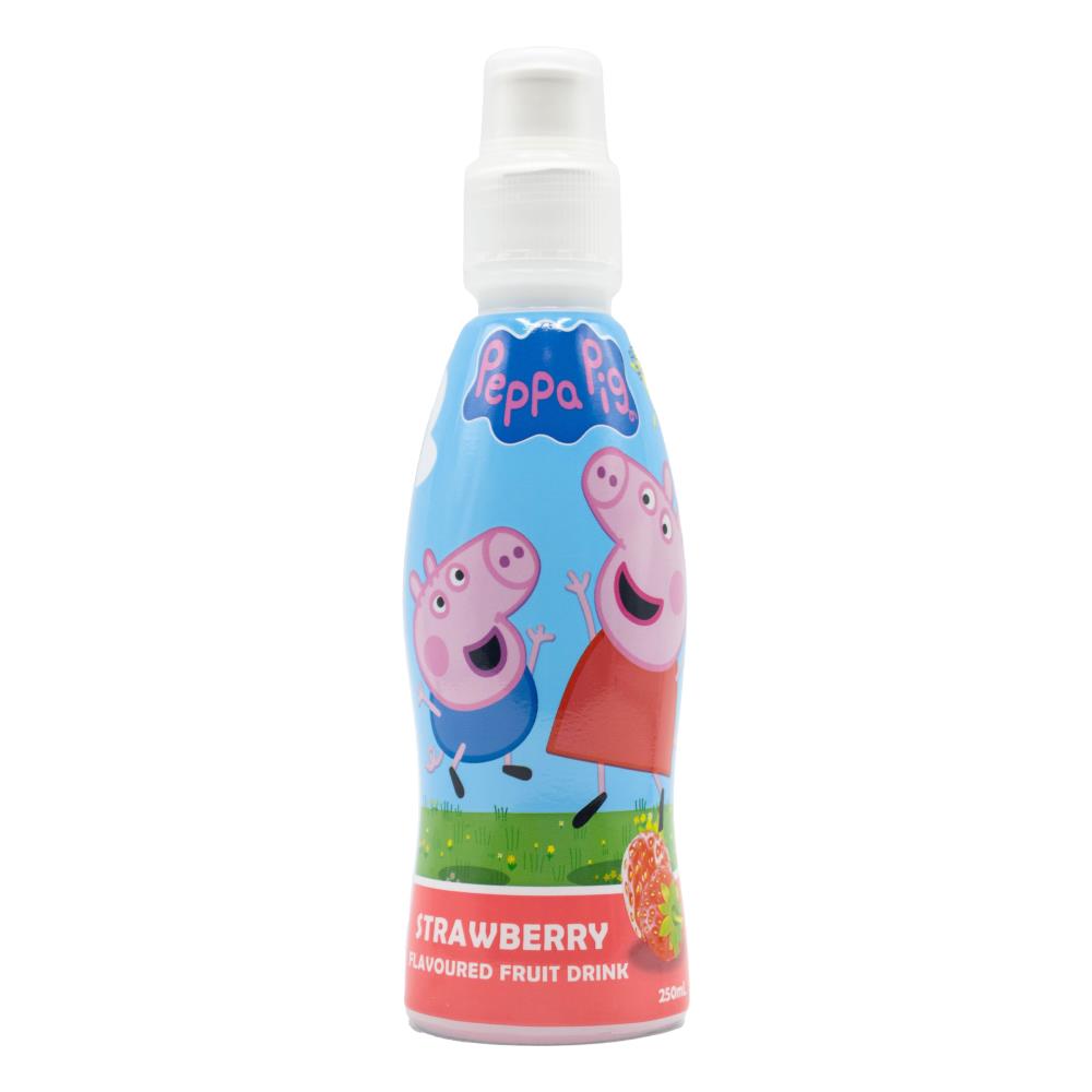 Fruity Burst Peppa Pig Strawberry 250ml Bottle (24x Pack)