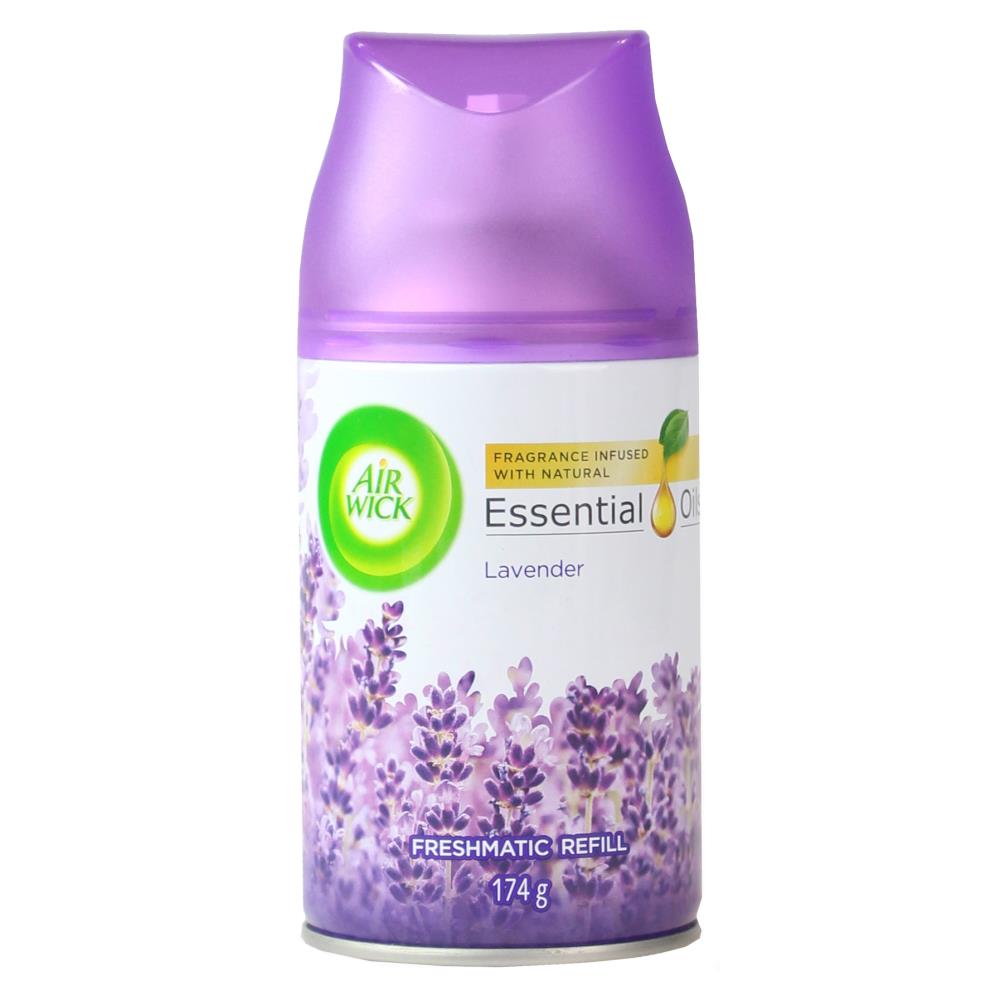 Air Wick 174g Freshmatic Spray Refill Essential Oils Lavender (6 Pack)
