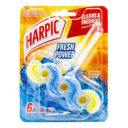 Harpic PK1 Toilet Cleaner Cage 6 Actions Summer Breeze ( 6PK)