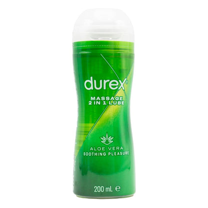 Durex 2 In 1 Lube Aloe Vera Soothing Pleasure 200mL (3 Pack)