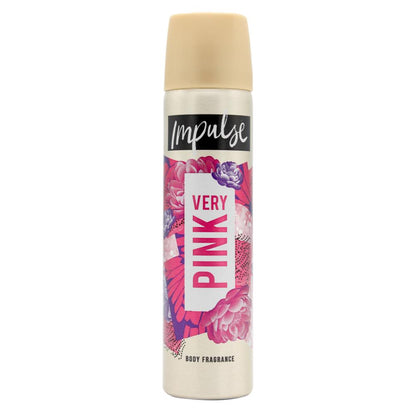 IMPULSE 50g BODY FRAGRANCE VERY PINK ( 6 x Pack)