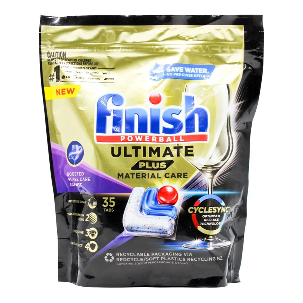Finish Dishwasher Tablets Ultimate Plus 35 Pack (7 Pack, 245 Tablets)