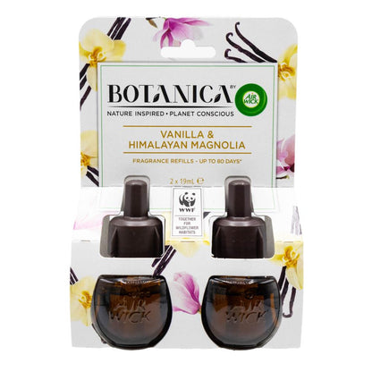 Air Wick 19mL Fragrance Refills Botanica Vanilla And Himalayan Magnolia (5 Pack)