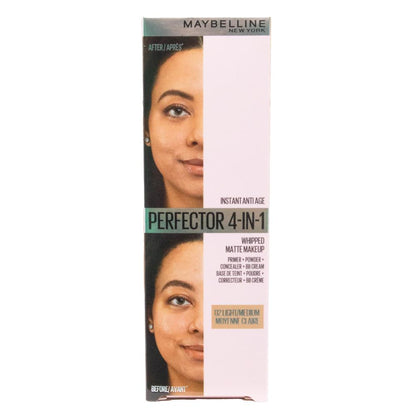 MAYBELLINE 30mL PERFECTOR 4 IN 1 WHIPPED MATTE LIGHT MEDIUM 02 (3x Pack)