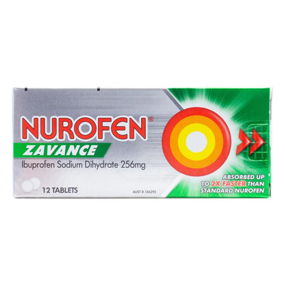 Nurofen Zavance Tablets 12 x 12Pk (144 Tablets)