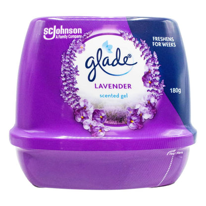 GLADE 180g AIR FRESHENER SCENTED GEL LAVENDER (3x Pack)