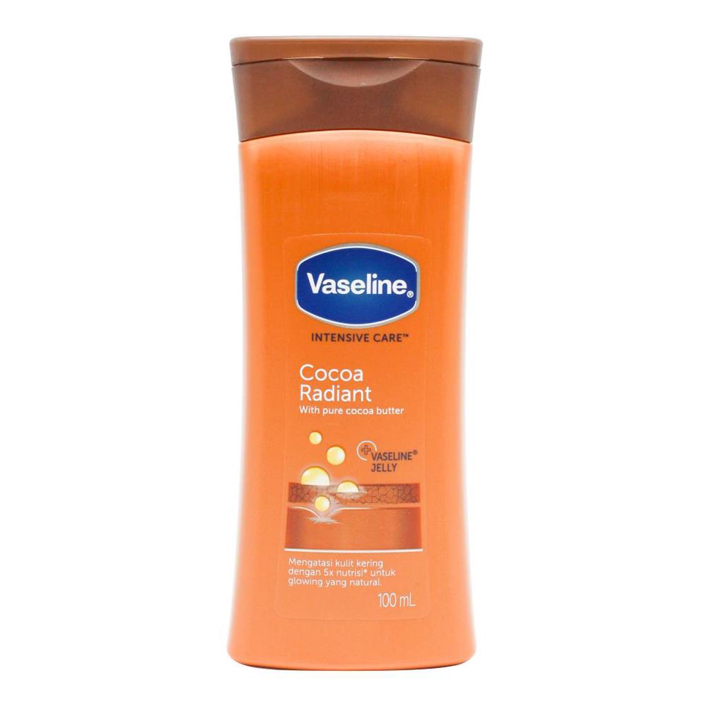 Vaseline 100ml Intensive Care Cream Cocoa Radiant (6x Pack)