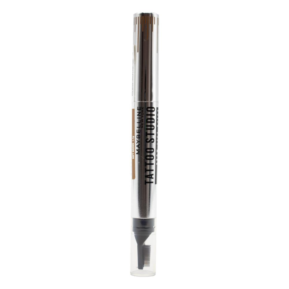 Maybelline Tattoo Studio Brow Lift Stick Soft Brown 255 1.1g (2 Pack)