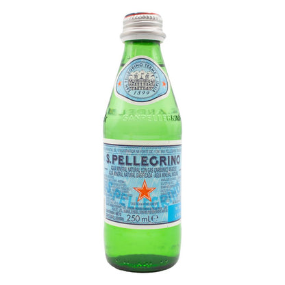 San Pellegrino Sparkling Mineral Water 250ml Bottle (24x Pack)