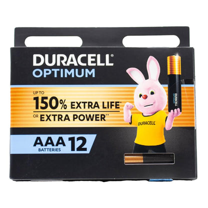 Duracell Optimum AAA Batteries 8 x 12Pk (Value Pack 96)