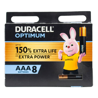 Duracell Batteries Optimum AAA 8 x 8Pk (Value Pack 64)