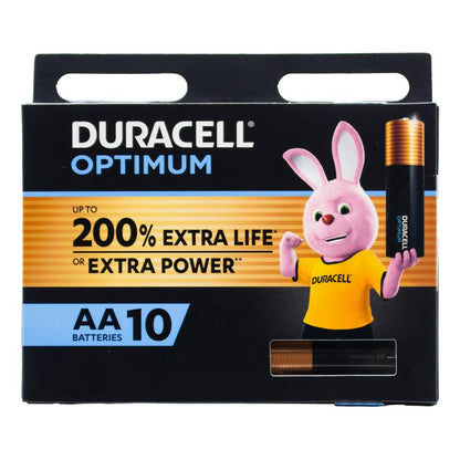 Duracell Optimum AA Batteries 8 x 10Pk (Value Pack 80)
