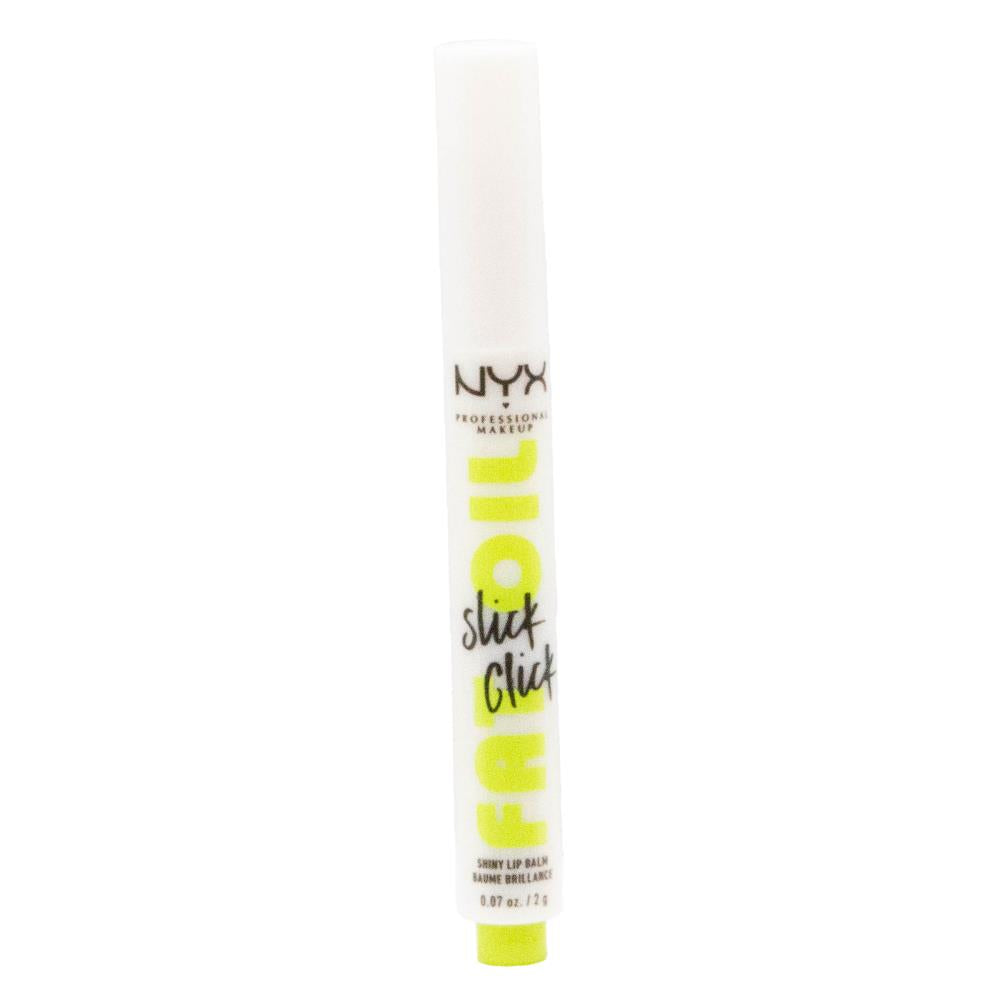 NYX 2g SHINY LIP BALM SLICK CHICK FAT OIL MAIN CHARACTER 01 (3x Pack)