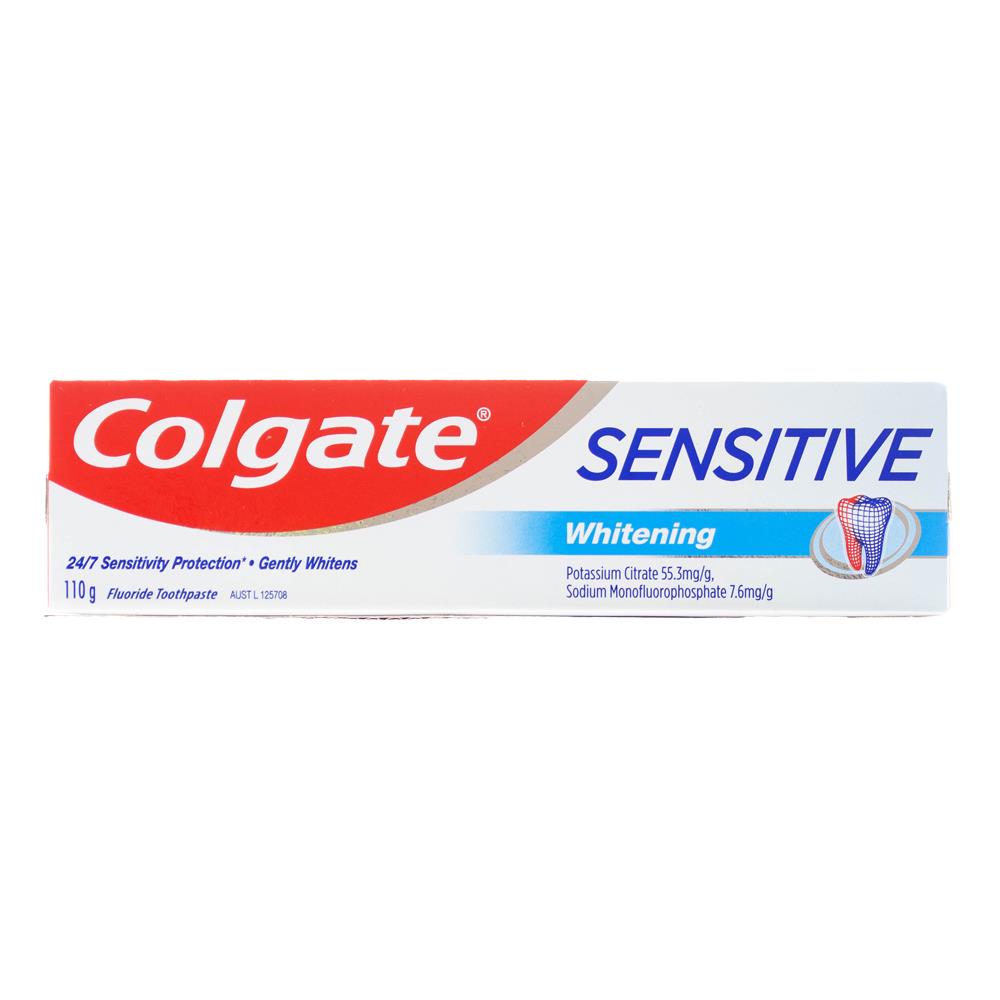 Colgate Toothpaste Sensitive Whitening 110g (12 Pack)
