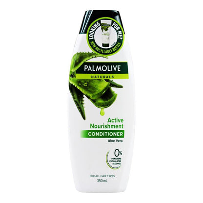 Palmolive Conditioner Active Nourishment Aloe Vera 350ml (4 Packs)