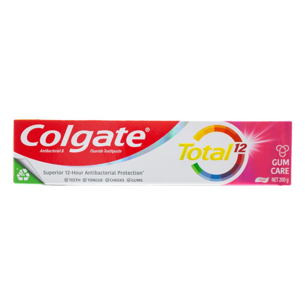 Colgate 200g Toothpaste Total 12 Gum Care (12x Pack)