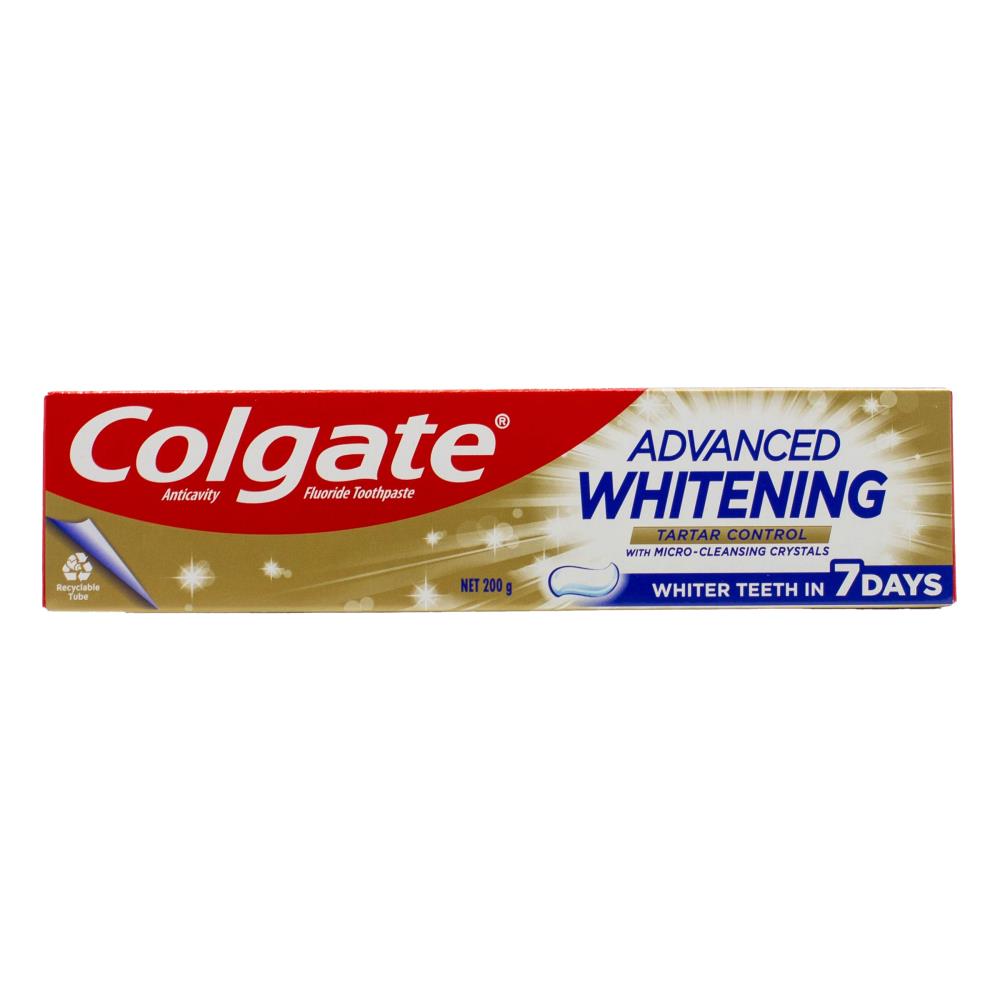 Colgate 200g Toothpaste Advanced Whitening Tartar Control (12x Pack)
