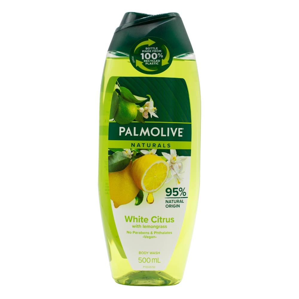 Palmolive Naturals Body Wash Refreshing White Citrus 500ml (6x Pack)