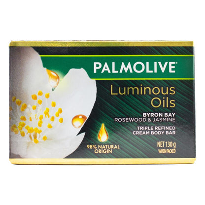 Palmolive Luminous Oils Soap Bar Byron Bay Rosewood & Jasmine 130g (12 Pack)