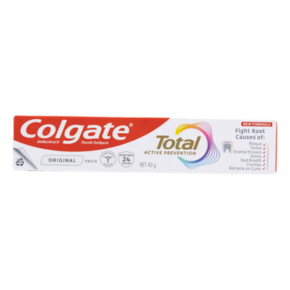 Colgate Total Active Prevention Toothpaste Original 40g (24 Pack)