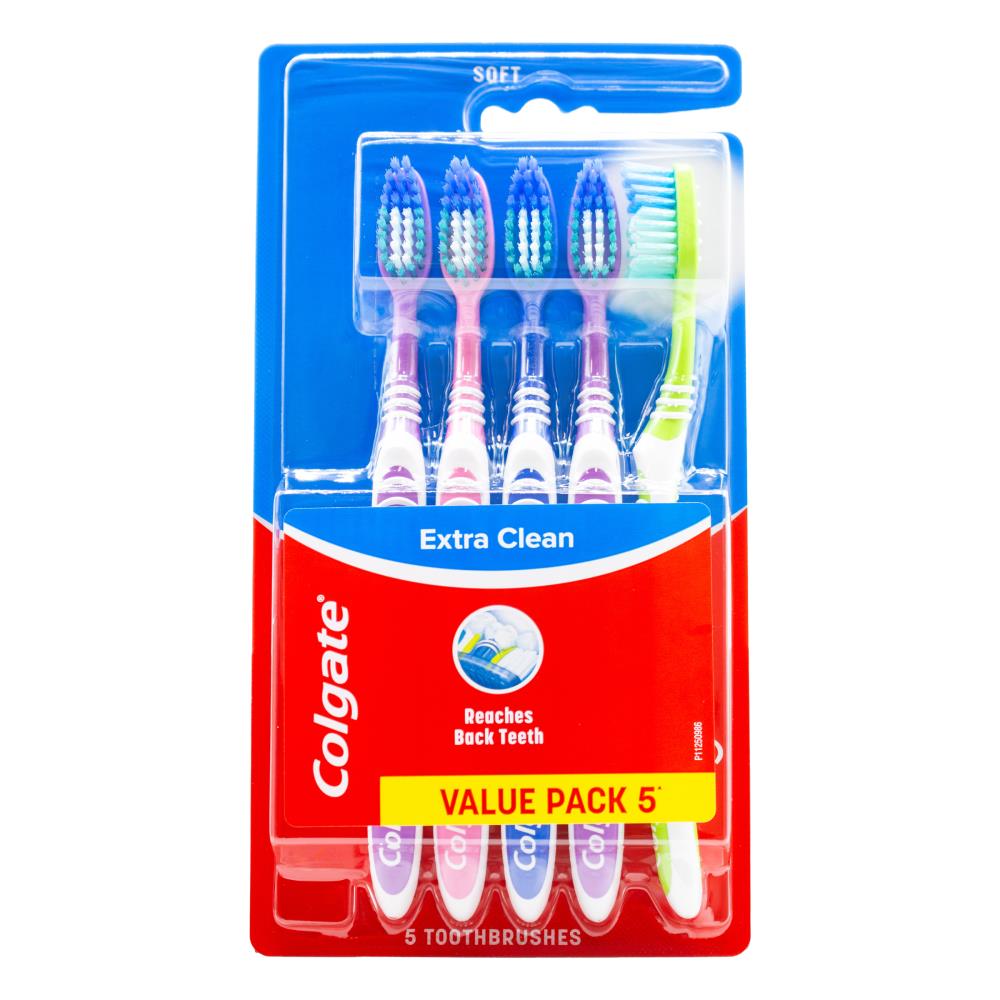 Colgate Pk5 Toothbrush Extra Clean Soft (6x Pack)
