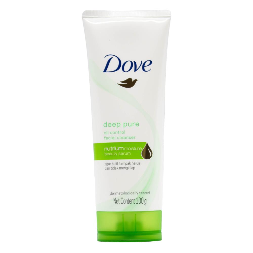 Dove Facial Cleanser Oil Control Deep Pure 100g (6 Pack)